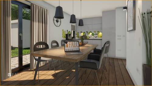 Essbereich mit Blick Küche - 