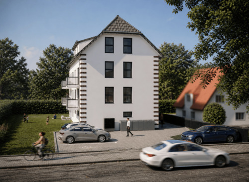 Straßenansicht - Klimafreundliche Neubauwohnung vor den Toren Hamburgs
