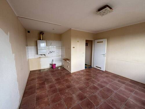 Wohnzimmer mit Küche - 