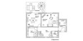 Grundriss Erdgeschoss Haus 1 - 