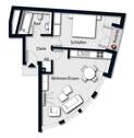 Wohnungsgrundriss - 