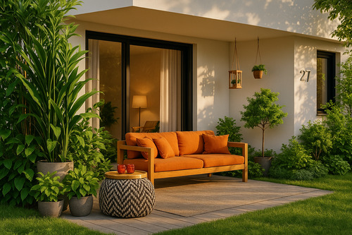 Terrasse und Privatgarten - Wunderschöne 3 Zimmer Wohnung mit Terrasse und Privatgarten