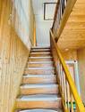 Die Holztreppe zum DG - 