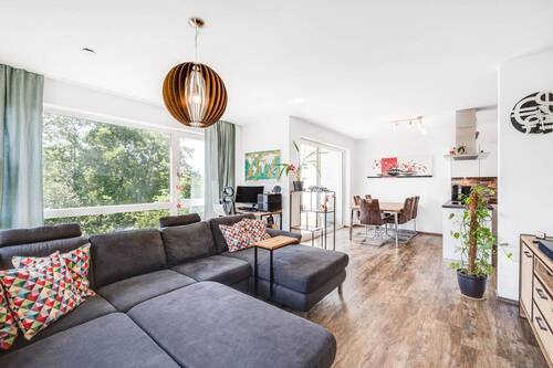 Wohnbereich - AIGNER - Moderne Drei-Zimmer-Wohnung mit Balkon in Odelzhausen