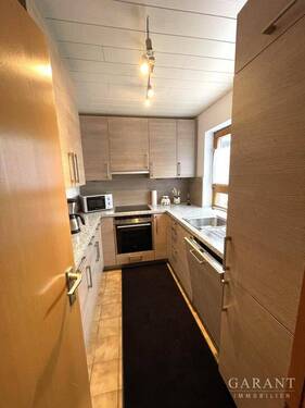 Küche - 2 Zimmer-Souterrain-Wohnung, zentral gelegen - teilmöbiliert, inkl. Küche in Ostelsheim