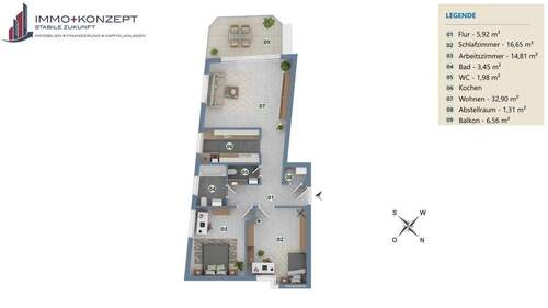 Wohnung - 