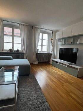 Wohnzimmer - Etagenwohnung mit 68,00 m² in Regensburg zur Miete