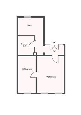 2-Zimmerwohnung Erdgeschoss und 1. Obergeschoss - 