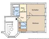 Grundriss - Tolle 2-Raum Dachgeschosswohnung in Strehlen !!! - 