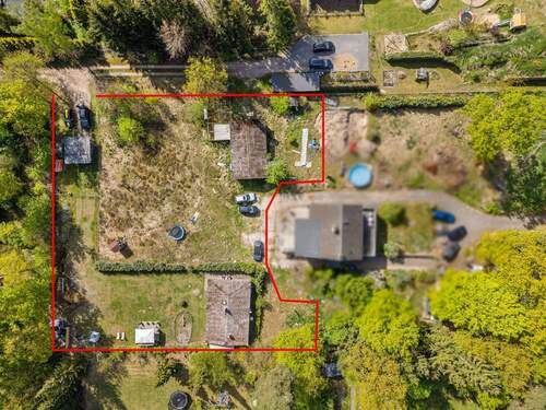 Drohne mit Grenze verpixelt - 