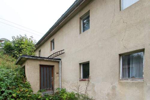 Hauseingang - Grundstück in Steina