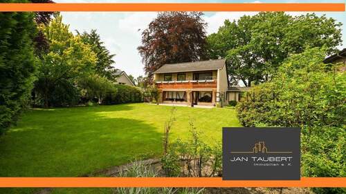 Ansicht vom Garten - **EINFAMILIENHAUS FÜR DIE JUNGE FAMILIE** - VollkellerDoppelgarage im grünen DUVENSTEDT.