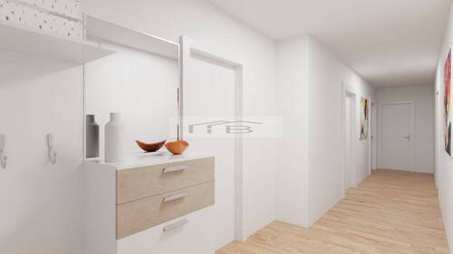 Diele - Möblierungsbeispiel - Kein Foto! - Etagenwohnung mit 117,00 m² in Düren zum Kaufen