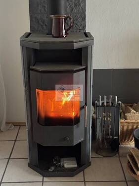 Ofen im Wohnzimmer - 