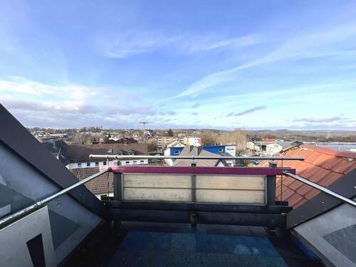 Ausblick vom Balkon im Dachgeschoss - 