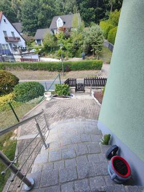 Blick aus der Haustür - 6 Zimmer Einfamilienhaus in Sonneberg
