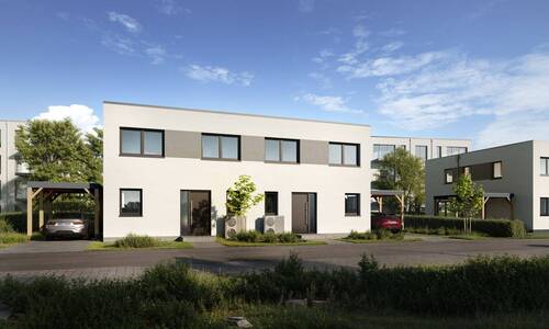 Vorderansicht - 4 Zimmer Doppelhaushälfte zur Miete in Coswig