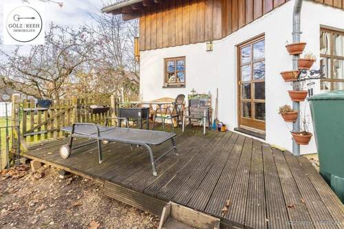 Terrasse - Einfamilienhaus mit 138,00 m&sup2; in Aichelberg zum Kaufen