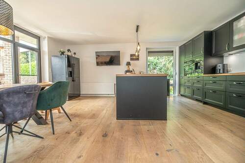 Hier spielt sich das gesamte Familienleben ab, wird gekocht, gegessen und entspannt - 