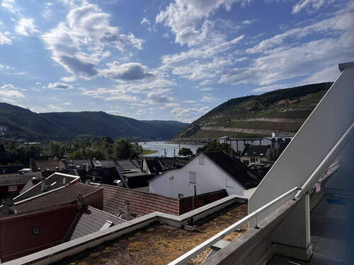 Balkon Aussicht - 2 Zimmer Etagenwohnung in Bingen