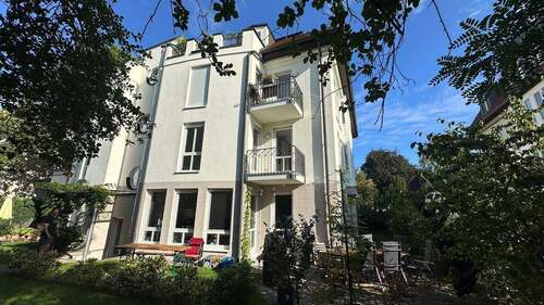 Ansicht vom Garten - 2 Zimmer Etagenwohnung in Dresden