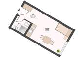 Wohnungsgrundriss - 