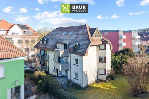 Luftbild - 1 Zimmer Mehrfamilienhaus, Wohnhaus zum Kaufen in Weingarten