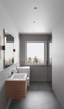 Visualisierung Bad - Etagenwohnung mit 92,20 m&sup2; in Hof zum Kaufen