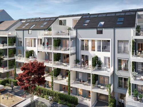 Visualisierung - Innenhof - Büro zum Kaufen in Köln