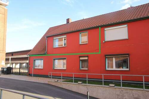 Hausansicht West markiert - 