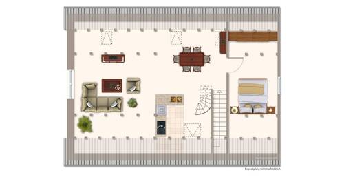Vorderhaus Dachgeschoss - 