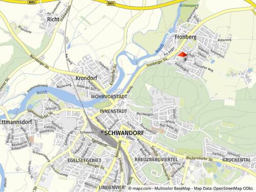 Geolyzer Kartenausschnitt - 