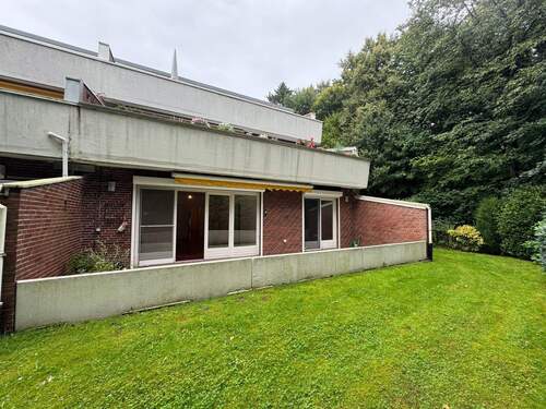 Terrasse.JPG - Großzügige 5-Zimmer-Erdgeschosswohnung mit Süd-West-Terrasse in Bremen-St. Magnus