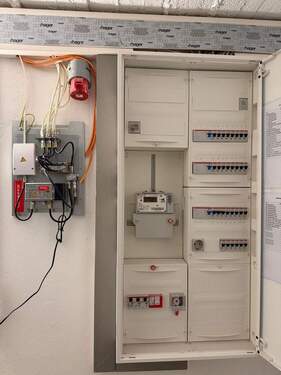 Strom - und Sicherungskasten - 