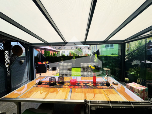 Terrasse - Mehrfamilienhaus, Wohnhaus mit 118,00 m² in Trier zum Kaufen