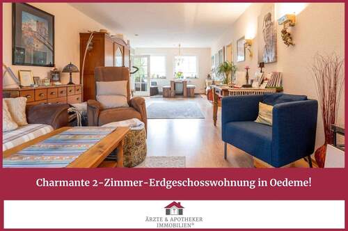 Ärzte & Apotheker Immobilien - Charmante 2-Zimmer-Erdgeschosswohnung in Oedeme!