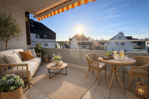 Balkon (möbliert) - 