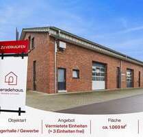 Massivbau-Lagerhalle mit 11 Einheiten - jährlicher PV-Bonus extra! - Lingen
