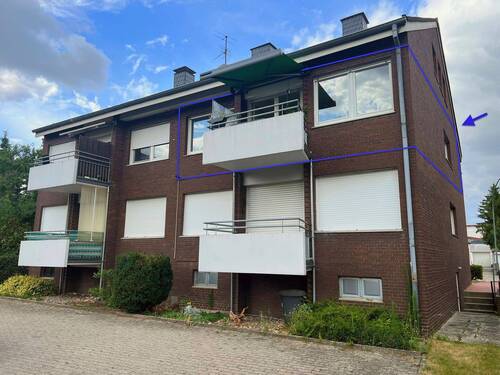 Rückansicht - *RESERVIERT* Lichtdurchflutet & charmant: Ihre neue Mietwohnung in angenehmer Umgebung