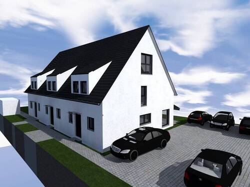 Hausansicht - Neubau 4-Zimmer REH im schönen Behringersdorf Haus kaufen