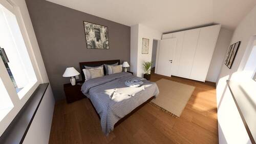 Einrichtungsbeispiel DG Schlafzimmer - 