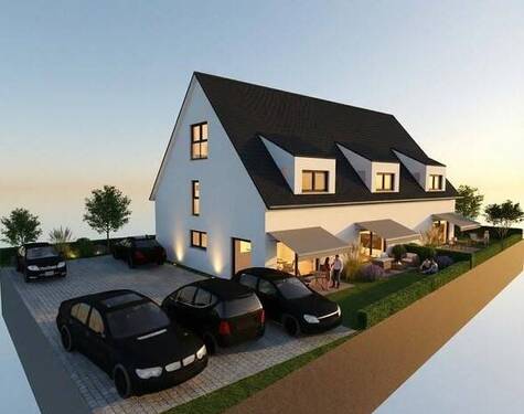 Hausansicht - Neubau 4-Zimmer REH im schönen Behringersdorf Haus kaufen