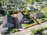Luftaufnahme - Großes Ein- oder Zweifamilienhaus in Handewitt - ruhige Lage nahe der Wikinghalle