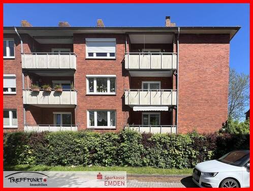 Wohnung hinten - 3 Zimmer Etagenwohnung zum Kaufen in Emden