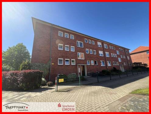 Außenansicht vorne - 3 Zimmer Etagenwohnung in Emden