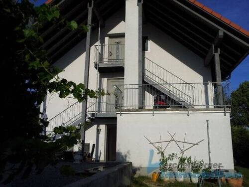 Balkon u.Ter.Ansicht - 1 Zimmer Mehrfamilienhaus, Wohnhaus zum Kaufen in Landau an der Isar