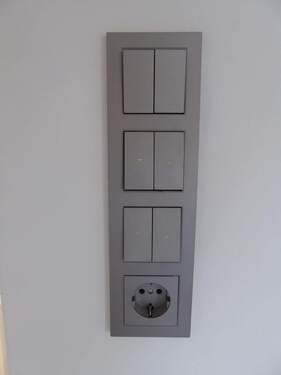 elektrische Rollläden an allen Fenstern - 