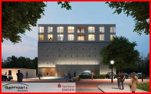 Ansicht Nord - 3 Zimmer Etagenwohnung in Emden