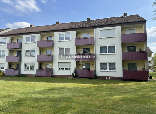 Haus hinten - Etagenwohnung mit 63,70 m&sup2; in Celle zum Kaufen
