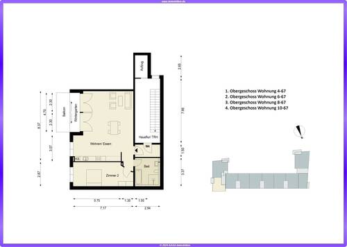 04_4-67, 6-67, 8-67, 10-67 - 3 Zimmer Etagenwohnung in Berlin